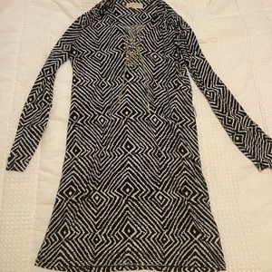 Black and white dress